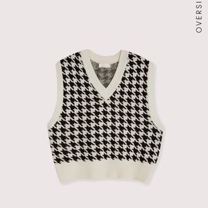 Houndstooth Sweater Vest